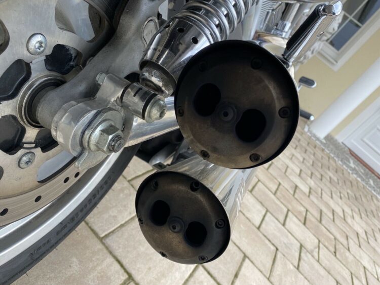 2003 Harley Davidson VRSCA VROD Klappe Koffer Sissyb 100th Anniversary - Image 2