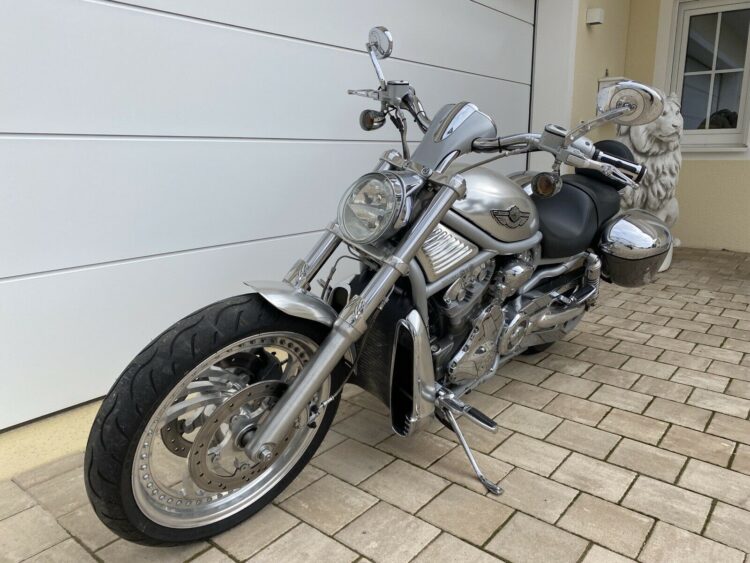 2003 Harley Davidson VRSCA VROD Klappe Koffer Sissyb 100th Anniversary - Image 8