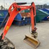 2015 Kubota KX019-4 mit Anbaugeräten und Anhänger